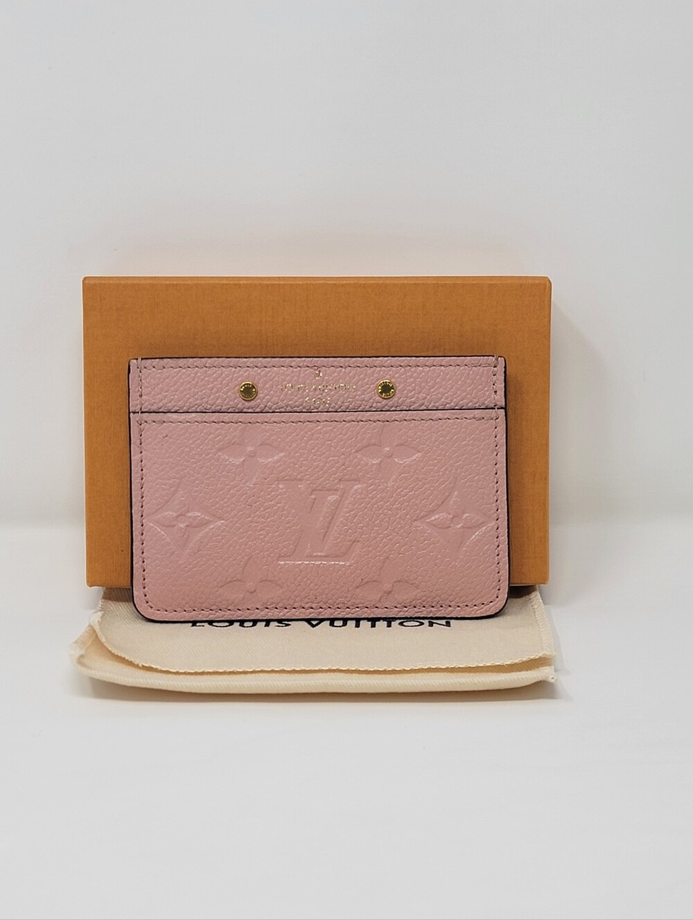 Louis Vuitton Monogram Empreinte Card Case Wallet